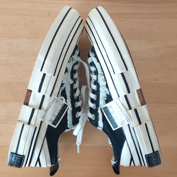 VESSEL x Yohji Yamamoto low top sneakers G.O.P. Lows Black Chunky - Picture 8 of 12